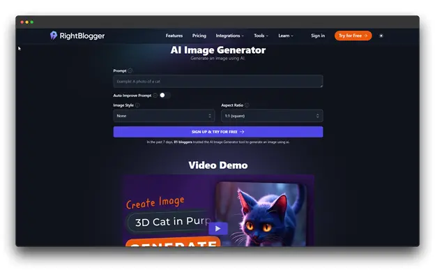 Al Image Generators Without Prompts:  Image Generation: Al Image Generators
